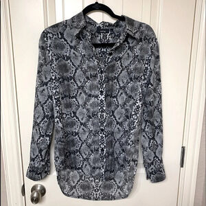 Apt. 9 Snakeskin Button-Down